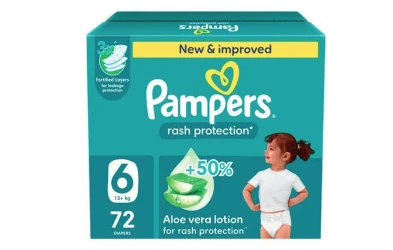 PAMPERS NO 6(+15KG) BOX 72 PEC