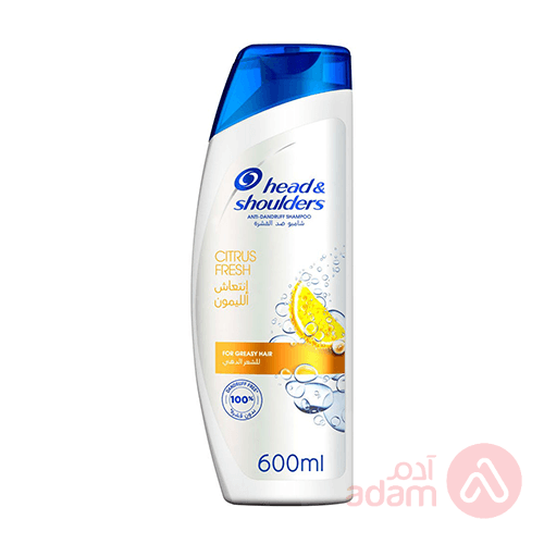 Head&Shoulders Shampoo Citrus Fresh | 600Ml