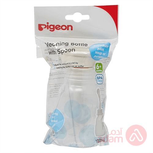 Pigeon Weaning Bottle W Spoon | 120Ml