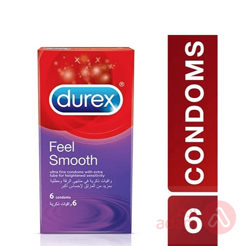 Durex Condom Feel Smooth | 6Pcs