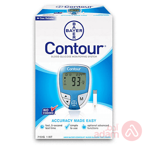 Contour Bloodglucose Meter Kit Monitoring