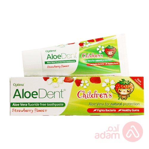 Aloedent Toothpaste Child Strawbery Fluorid Free | 50Ml
