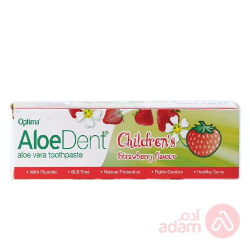 Aloedent Toothpaste Child Strawberry With Fluoride | 50Ml
