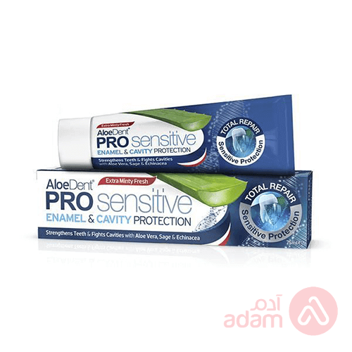 Aloedent Toothpaste Pro Sensitive Enamel & Cavity Protection | 75Ml