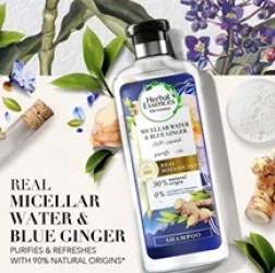 HERBAL ESSENCE SH MICLR WTR&GINGER 400M