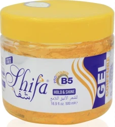 SHIFA GEL HOLD SHINE 500ML YELLOW