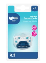 WEE BABY PATTERNED ORTHO SOOTHER NO1(833