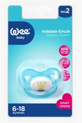 WEE BABY PATTERNED ORTHO SOOTHER NO2 834