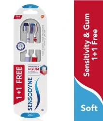 سنسوداين فرشاة للحساسيه واللثه ناعم 1+ 1