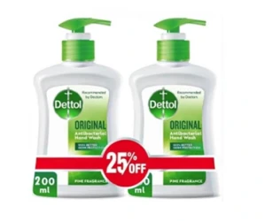 ديتول سائل اليدين أوريجينال 35% عرض مزدو