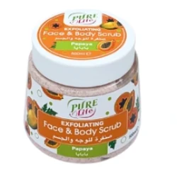 PURE LIFE F BODY SCRUB PAPAYA 500ML