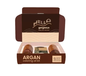 ARGAN  HAIR COLORING OIL KIT   Caramel 6.35 – ml 75
