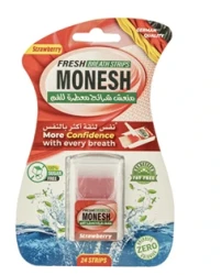 FRESH BREATH STRIPS MONESH STRAWBERRY