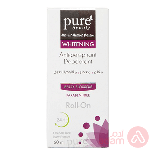 Pure Beauty Whitening Roll-On Berry Blossom | 60Ml