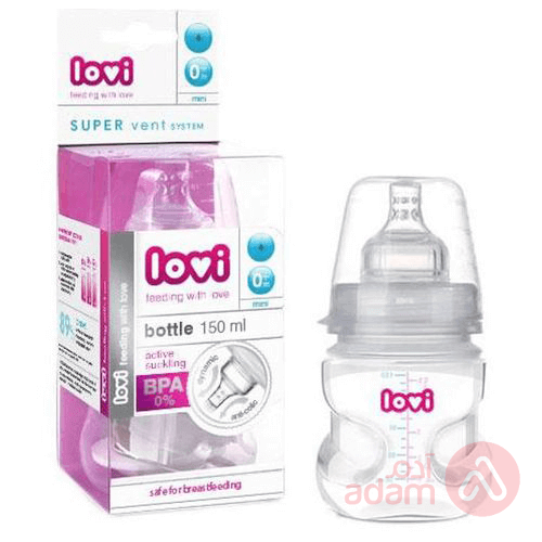 Lovi Wide Neck Pp Bottle | 150Ml (Supervent)