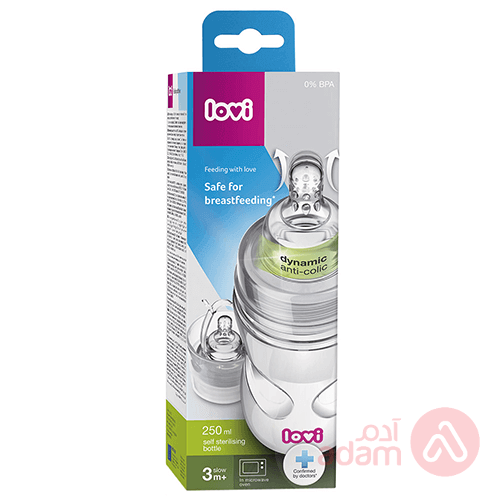 Lovi Self Sterilizing Bottle | 250Ml (Supervent)