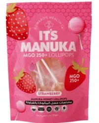 اتس مانوكا مصاصات فراولة 12 حبة