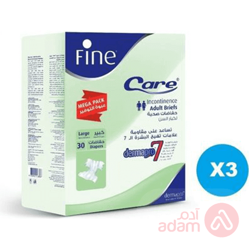 Fine Care Adult Diaper Mega Large |30Pcs