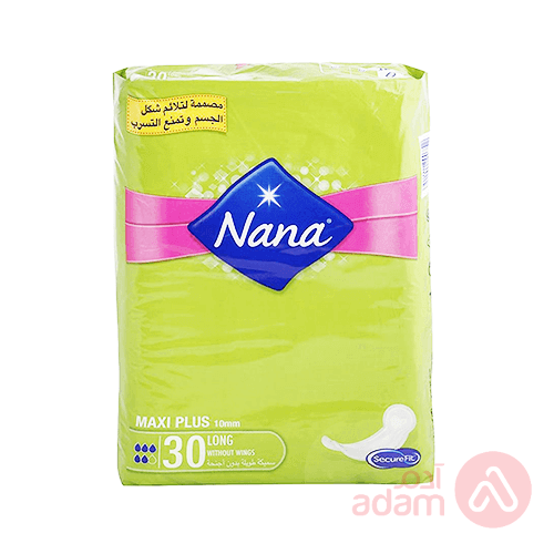 Nana Maxi Plus Long Without Wings | 30Pads(Green)