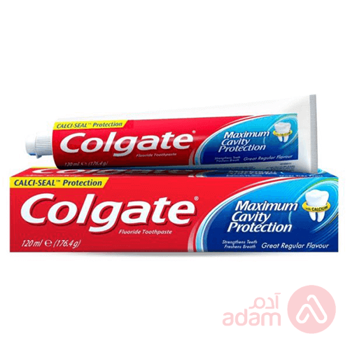 Colgate Toothpaste Maximum Cavity Protgreat Regular Flavour | 120Ml