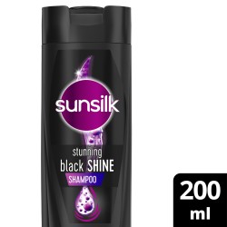 SUNSILK SHAMPOO STUNNING BLACK SHINE | 200ML