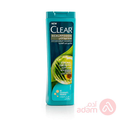 Clear Shampoo Strong Growth Bamboo Ext | 400Ml