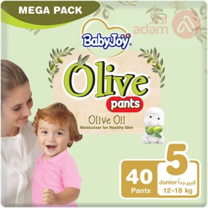 Baby Joy Culotte No 5 Junior Mega Pack Olive Oil 40 Pcs