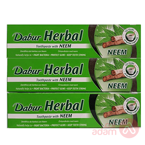Dabur Herbal Toothpaste Neem | 3Pcs