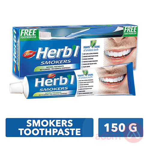 Dabur Herabl Toothpaste Smokers | 150G+Tb