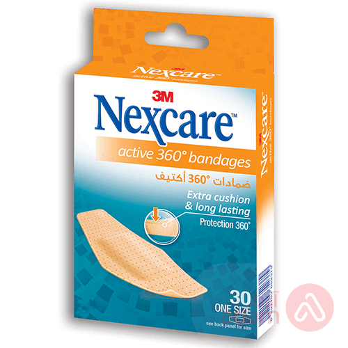 Nexcare Active 360 Bandage One Size 572-30Dp | 30Pcs
