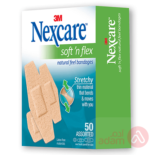 Nexcare 3M Softnflex 360 Nat Assort | 50Pc