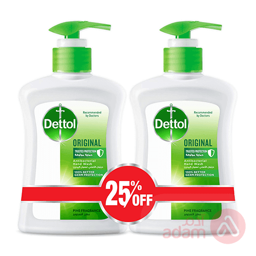 Dettol Hand Wash Original | 200Ml 2Pc 25%Off