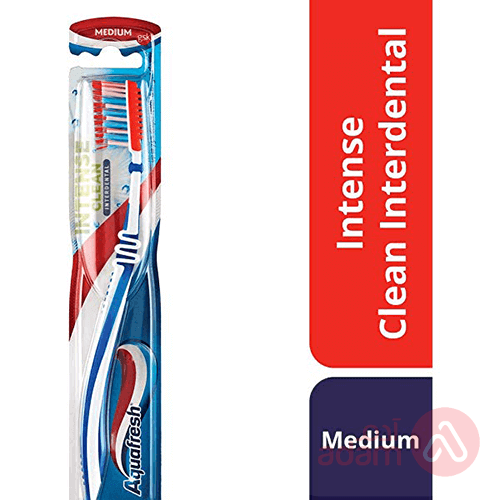 Aquafresh Toothbrush Intense Clean Interdental | Medium 1+1Free
