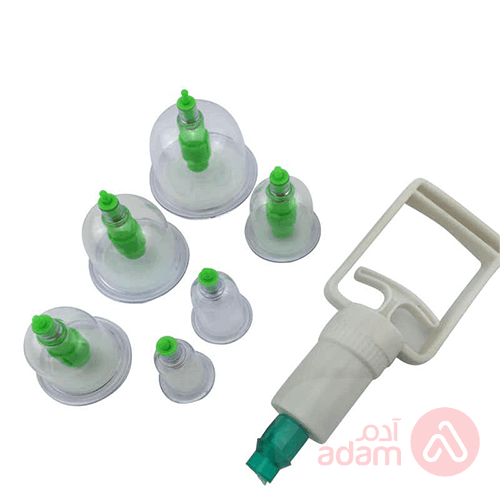 Hijama Pull Out Vacuum Cupping|6Pcs