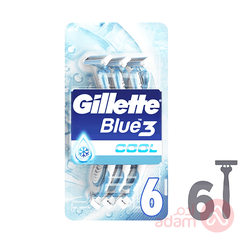 Gillette Blue 3 Cool | 6Pcs