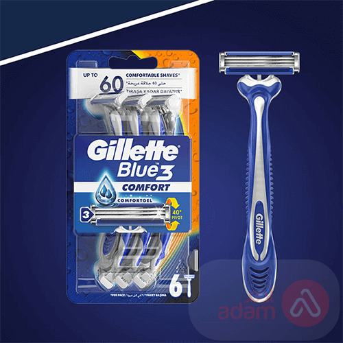 Gillette Blue3 Cmfrt 3Baldes | 6Razors