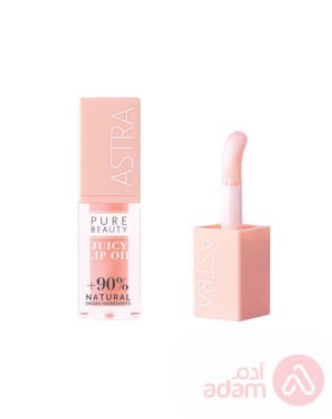 Astra Pure Beauty Juicy Lip Oil | Peach 01