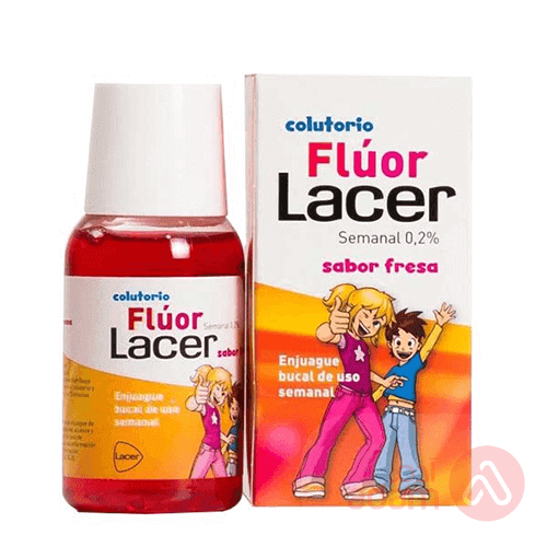 Lacer Fluor Mouth Wash Straw | 200Ml