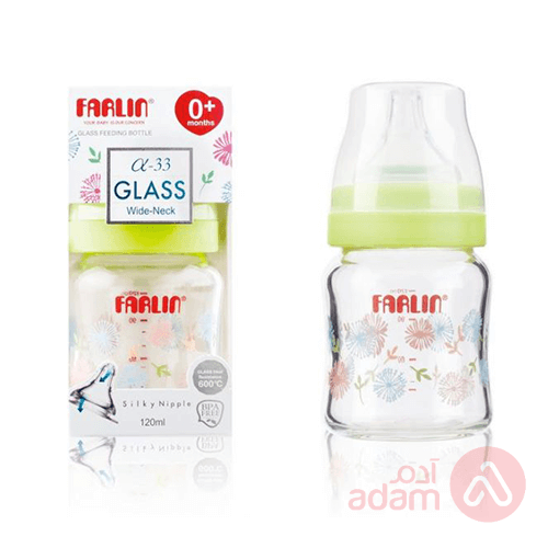 Wee Baby Heat Resistantglass Feeding Bottle | 120Ml