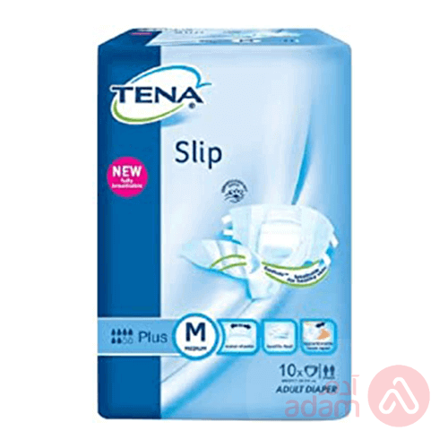 Tena Slip Plus Adlt Diaper Premium Medium | 10Pad