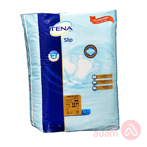 Tena Slip Plus Adlt Diaper Premium Large | 10Pad
