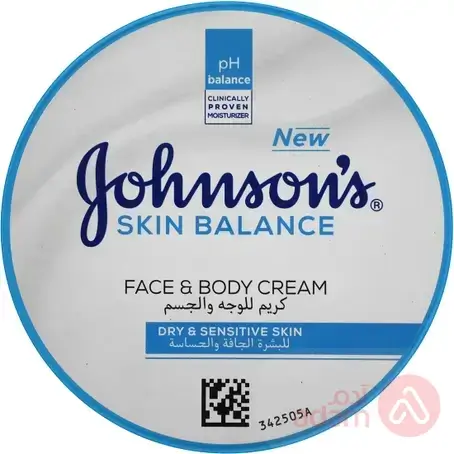 johnson skin balance face&body cream |200 gm