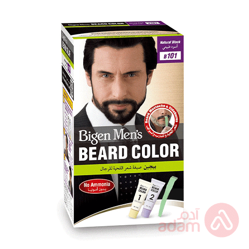 Bigen Hair Coloring Men`S Beard Color B101 Natural Black | 20G | Adam  Pharmacies