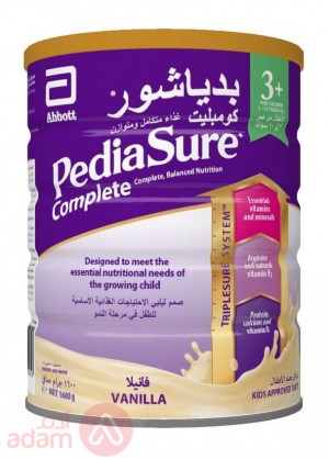 Pediasure No 3+ Vanilla 1600Gm