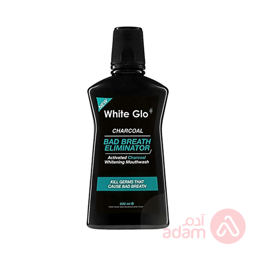 Whie Glo Charcoal M.W Fight Bad Breath Caused By Germs | 500Ml
