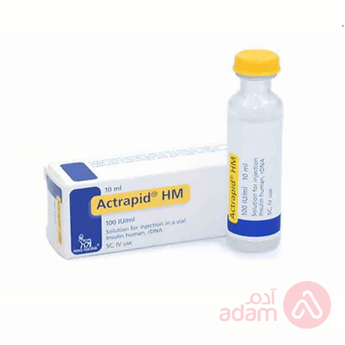 Actrapid Hm 100 Iu Ml | 10Ml