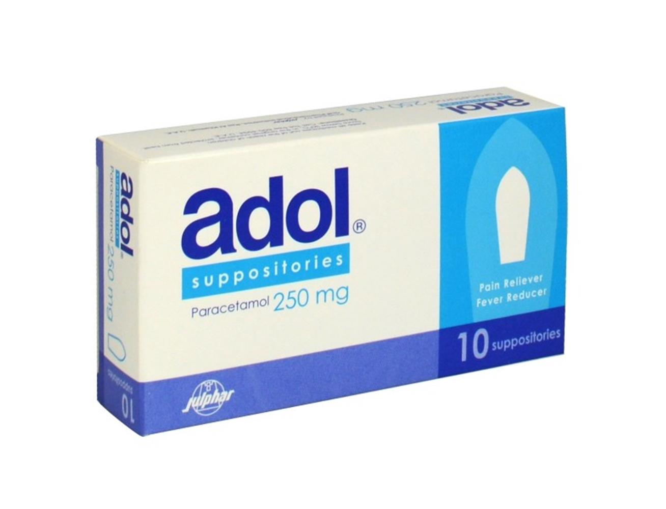 Adol 250Mg | 10 Supp