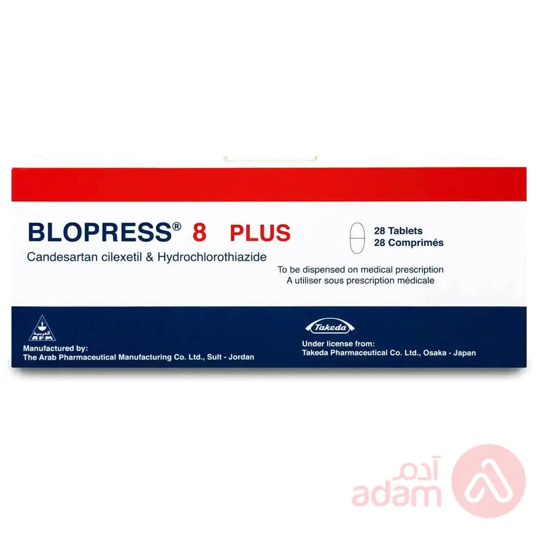 Blopress Plus 8Mg | 28Tab