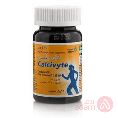 Calcivyte 600Mg 125 Iu | 30Tab