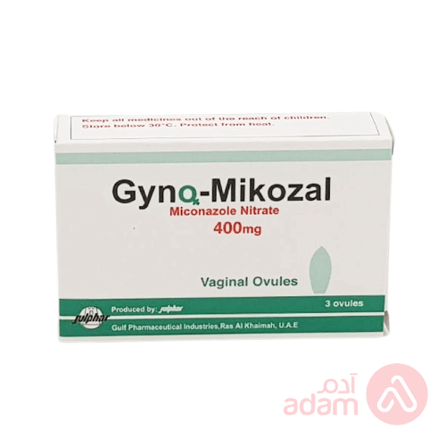 Gyno Mikozal 400Mg | 3Vag Ovules